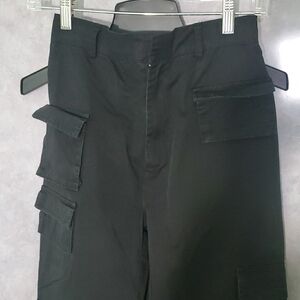 Garota Black Cargo Pants